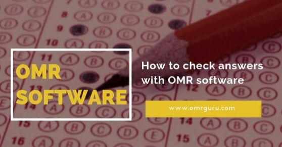 How to Check Answers with OMR software like Yomark